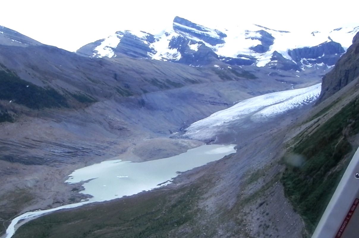 21 Lynx Mountain and Robson Glacier From Helicopter On Flight To Robson Pass